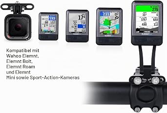 Bicycle Computer Mount Adjustable for Wahoo Elemnt Elemnt Bolt Elemnt Roam Elemnt Mini
