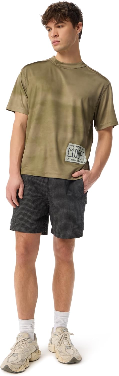 Cross-eyed Moose Men's Cross Rivers Pull on Water Repellent Hybrid Cargo Short Standard