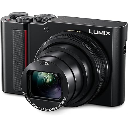 Panasonic LUMIX ZS200D 4K Digital Camera, 20.1MP 1-Inch Sensor, 15X Leica DC Vario-Elmar Lens, F3.3-6.4 Aperture, WiFi, Hybrid O.I.S. Stabilization, 3-Inch LCD, DC-ZS200DK (Black)