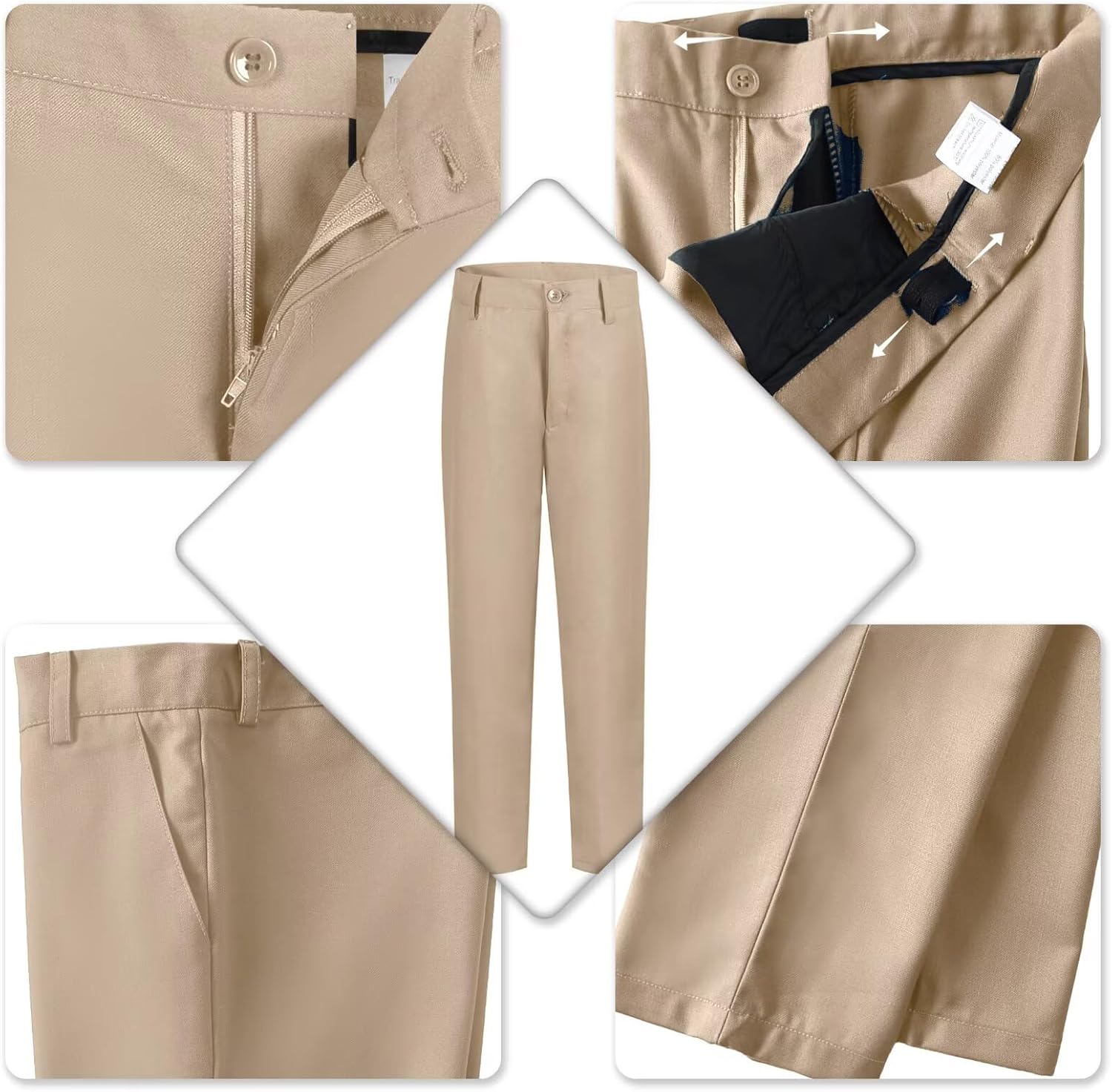 Boy 5-Piece Formal Suit Set Slim Fit Vest Pants Collared Dress Shirt Tie Kids Baby Boy Teen Ring Bearer Gentleman Outfits - Image 6