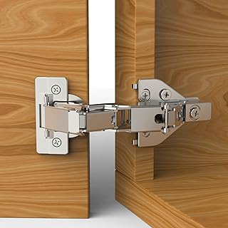 Furniware 2 Pack 1 Pair 165 Degree Lazy Susan Hinges Full Overlay Concealed for