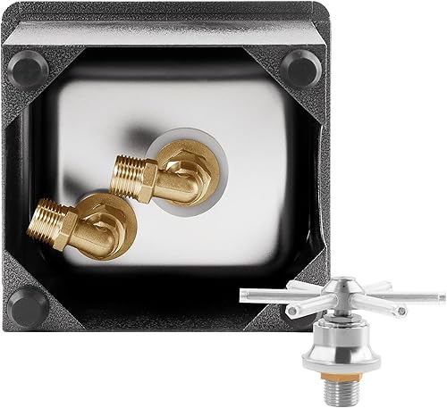 Miniatura 2 de YBB Enjuagadora de vidrio, lavadora de limpieza de botellas de acero inoxidable 304 para el hogar, cafetería, bar, fregadero para café, leche, jugo,