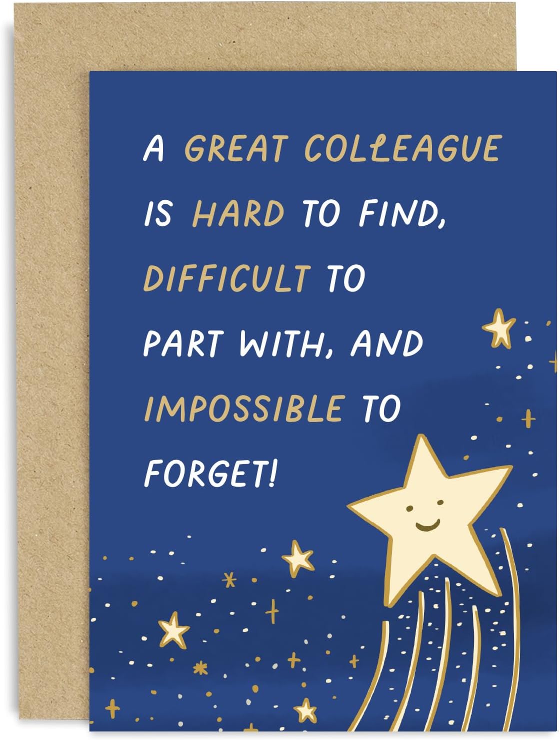 Old English Co. Cute Thank You Card for Men and Women