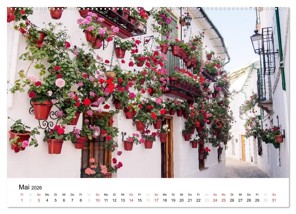 Fotoimpressionen aus Andalusien (hochwertiger Premium Wandkalender 2026 DIN A2 quer), Kunstdruck in Hochglanz: Fotografische Impressionen aus Andalusien (CALVENDO Orte)