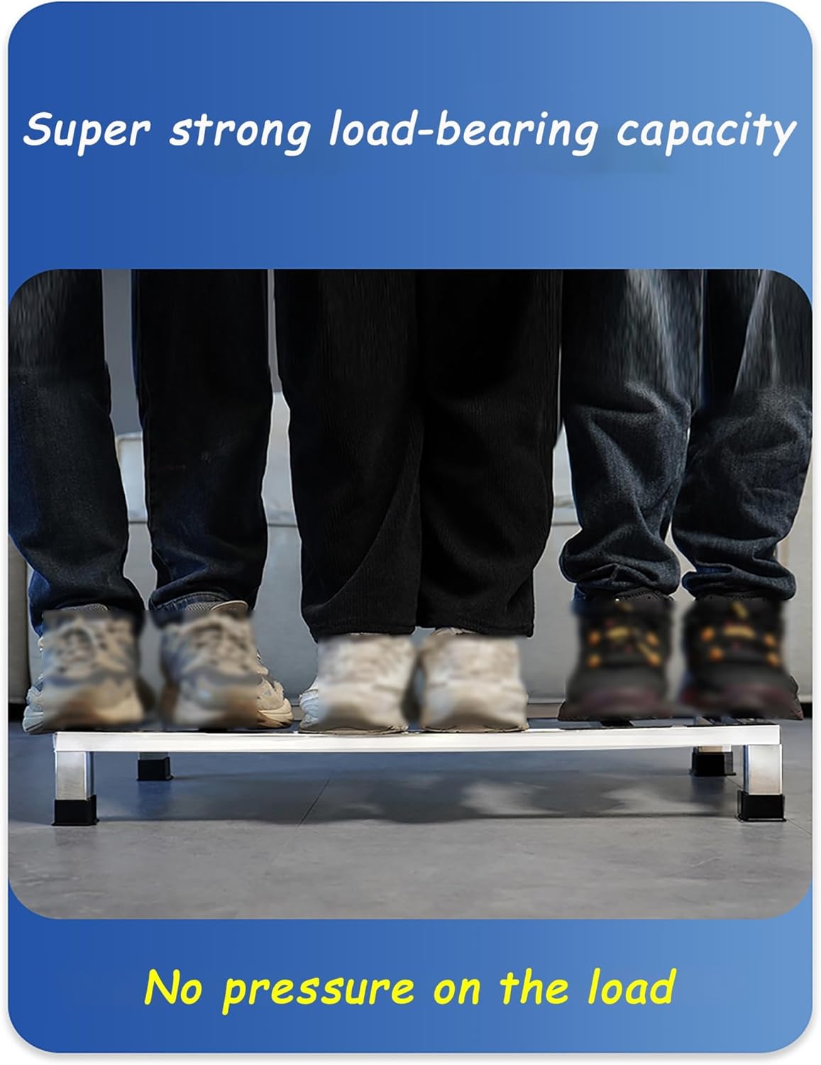 ステンレススチール製家電スタンド 組み立て不要の簡単設置台座 洗濯機、家具などに対応 省スペース設計で頑丈なサポート