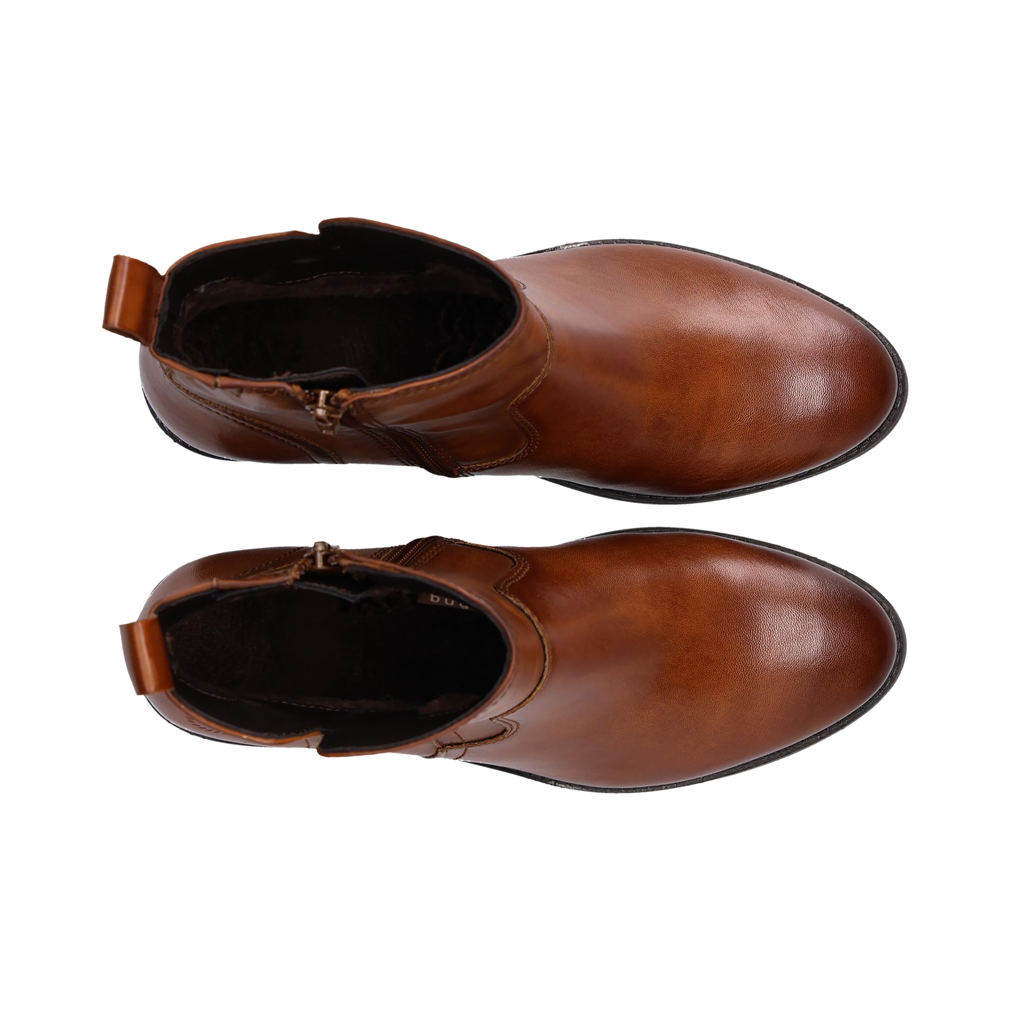 bugatti Damen Chelsea Boots 415AMQ3E5000-1000 Weite Normal Reißverschluss