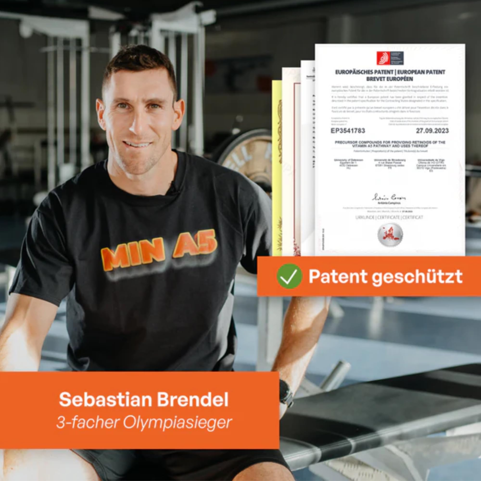 Vitamin A5 NEU identifizierts Vitamin A - 1 Monatsvorrat 30 Kapseln Nahrungsergänzung Natürlicher Extrakt hochdosierte Formel – Patentiert Made in Germany