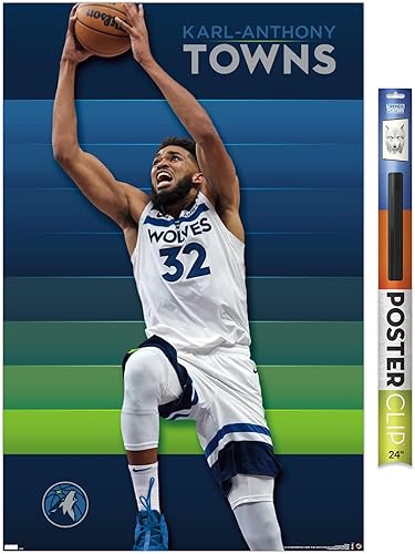 Trends International NBA Minnesota Timberwolves - Póster de pared de Karl-Anthony Towns 23