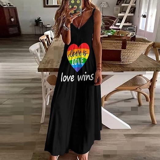 Maxi Dress Rainbow Dresses For Pride GAY PRIDE SHEER RAINBOW CAPE GOWN