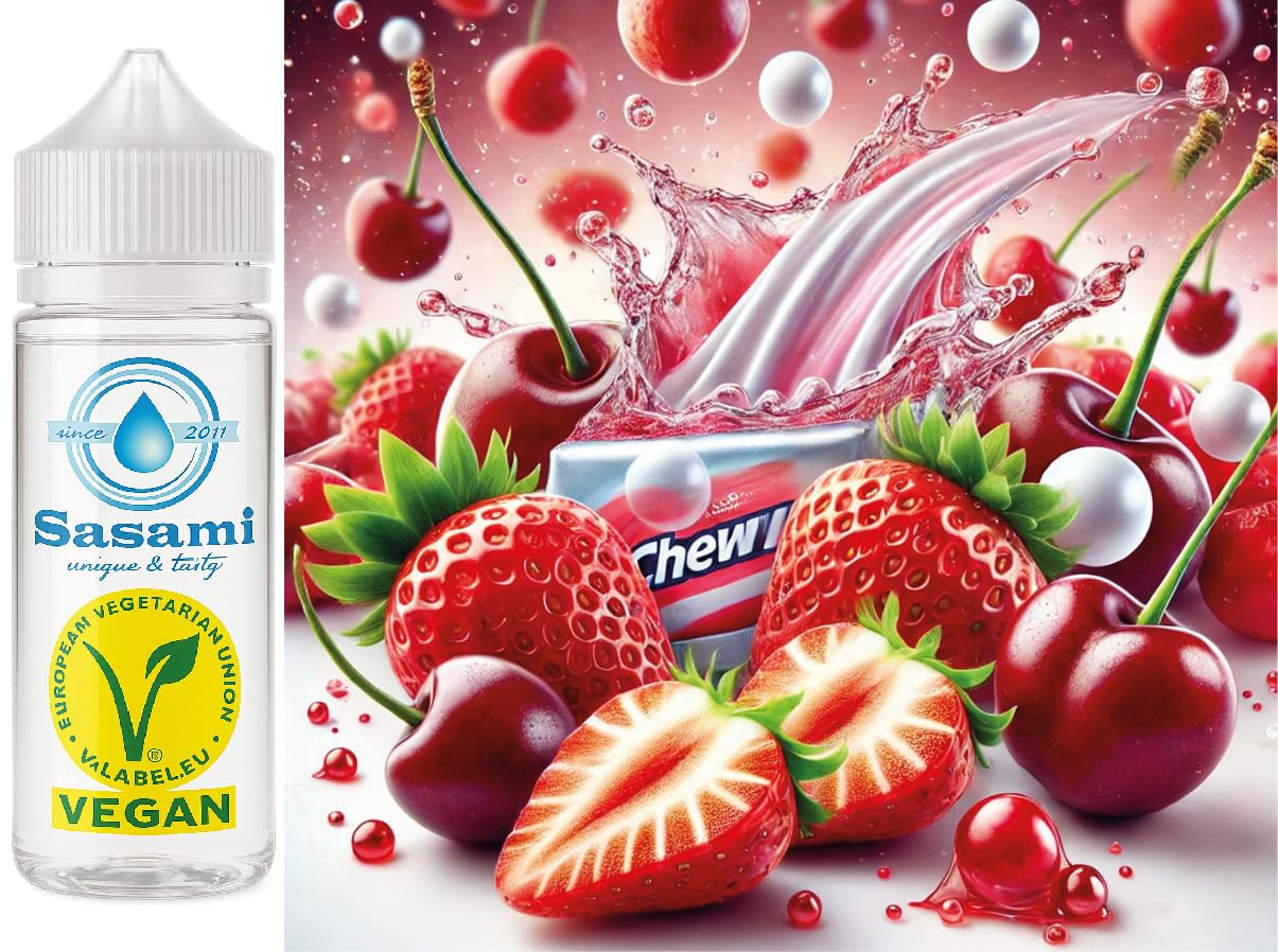 guma do żucia - Berrylicious Bubble Aromat Koncentrat - wegański - Sasami - 100ml