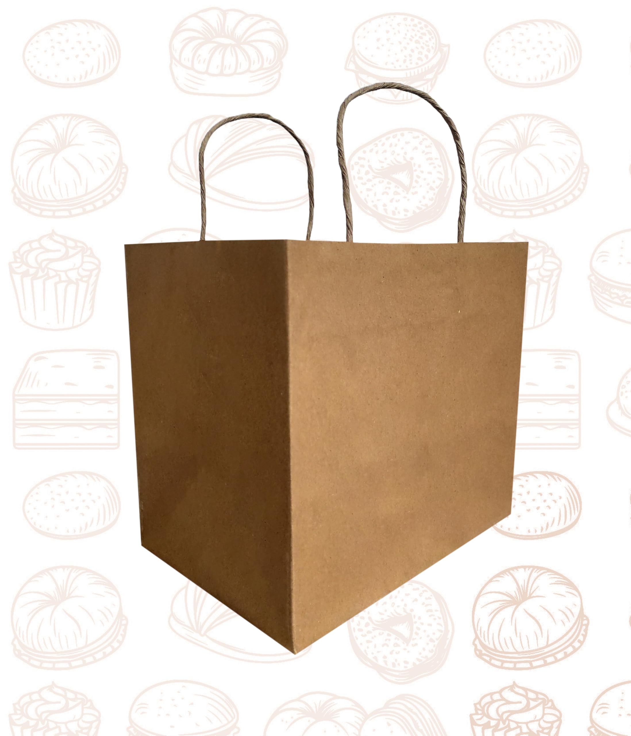 URBAN ECO BAG paper carry bag, 9 inch x 6 inch x 8 inch for Cake, Pizza, Sandwich and Bakery Items & Carry Bag (25) (B0CRBKT71W) Amazon Price History, Amazon Price Tracker
