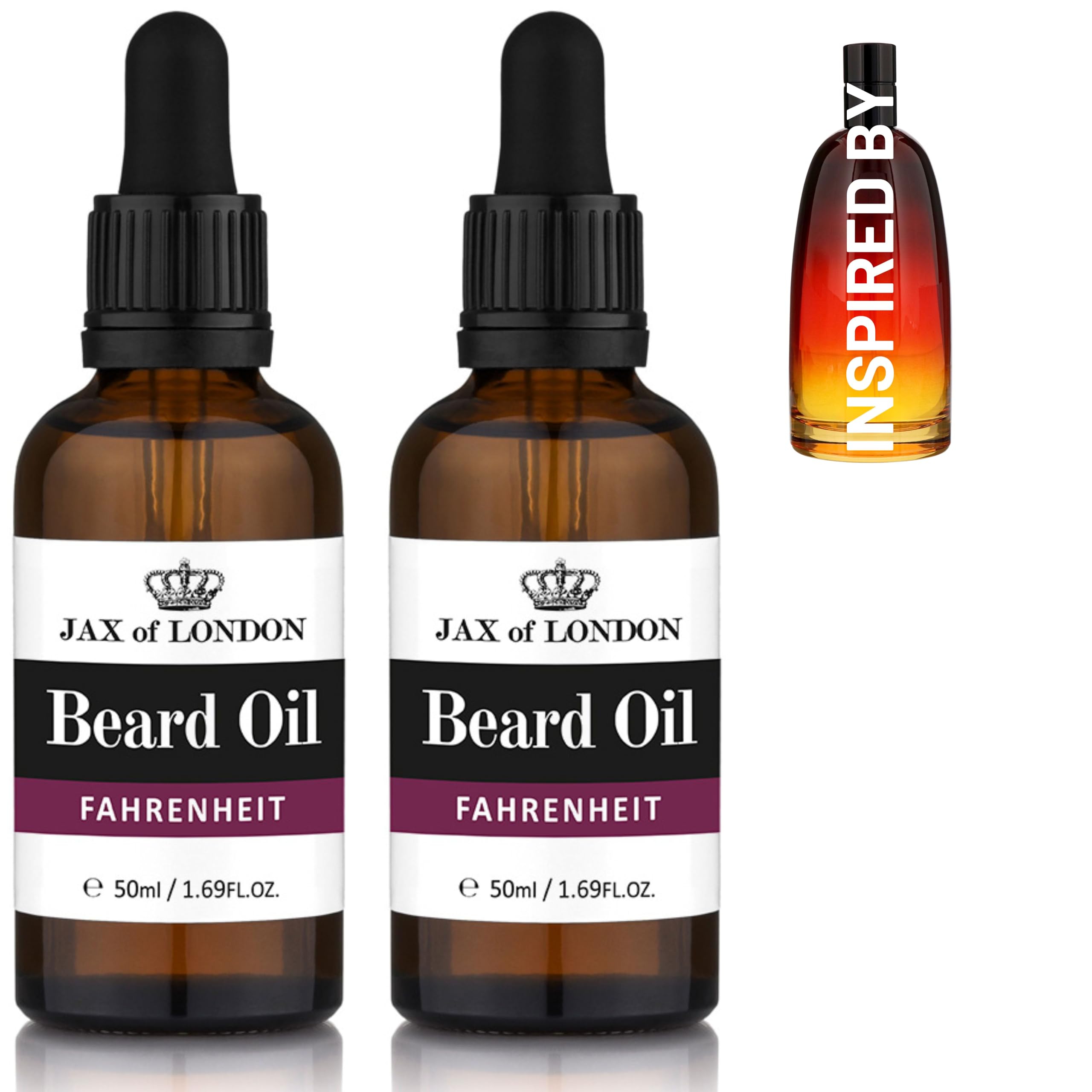 Olio da barba per uomo, fragranza maschile piccante calda, 2 pezzi, ammorbidisce, condiziona e idrata la barba, jojoba, argan e vitamina E, olio per la cura della barba non grasso