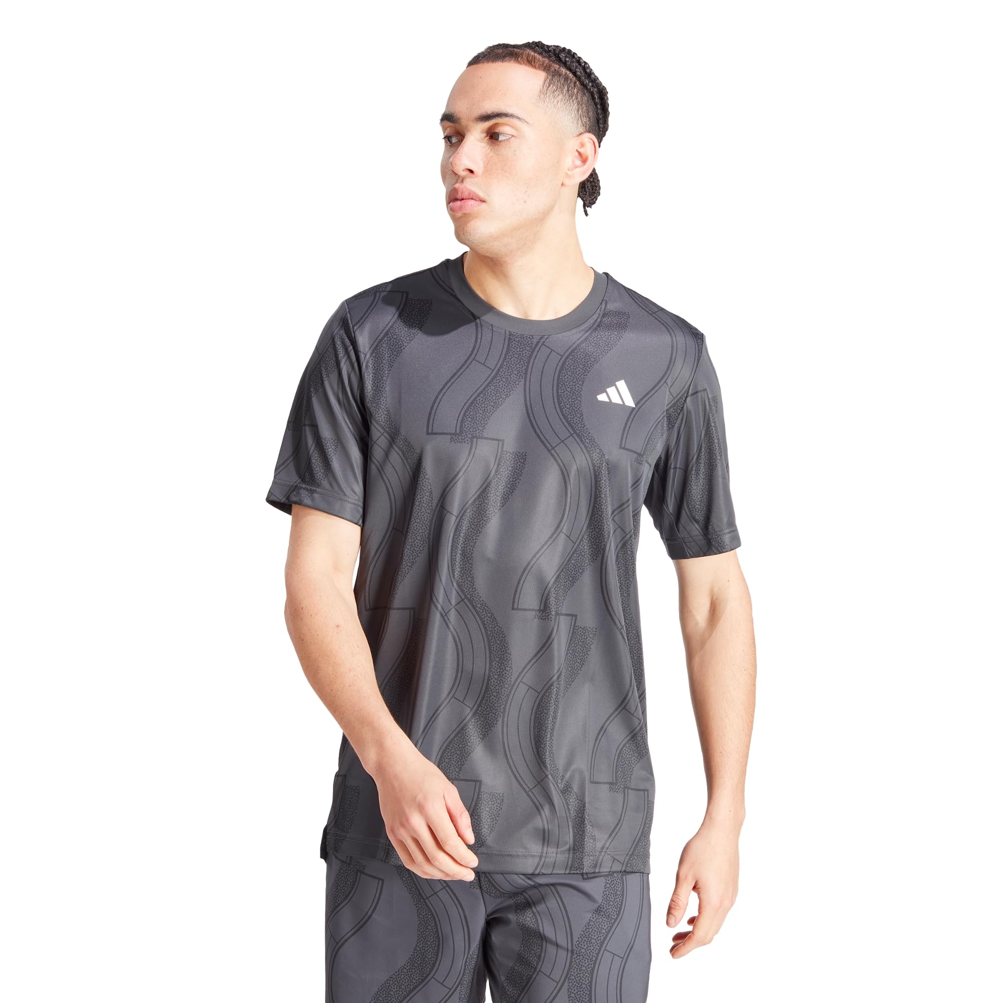 adidas Męska koszulka tenisowa Club (krótki rękaw) (1 szt.)