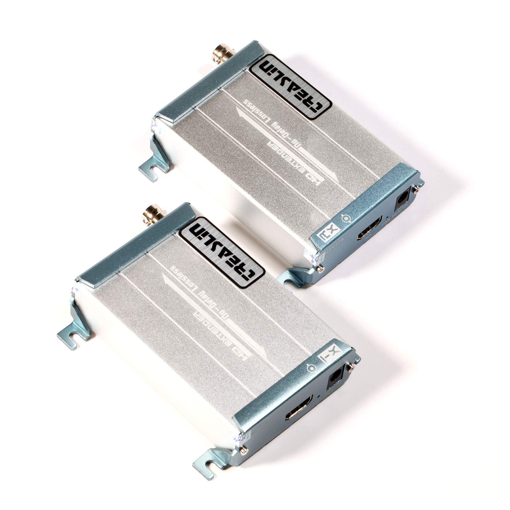 HDMI Coax Extender, TreasLin HDMI Over Coaxial Cable Rg59 Rg6 Rg7 Rg8 up to 900Ft 1080P Lossless No Delay Coaxial Extender for TV Projector DVD STB PS3 Xbox One