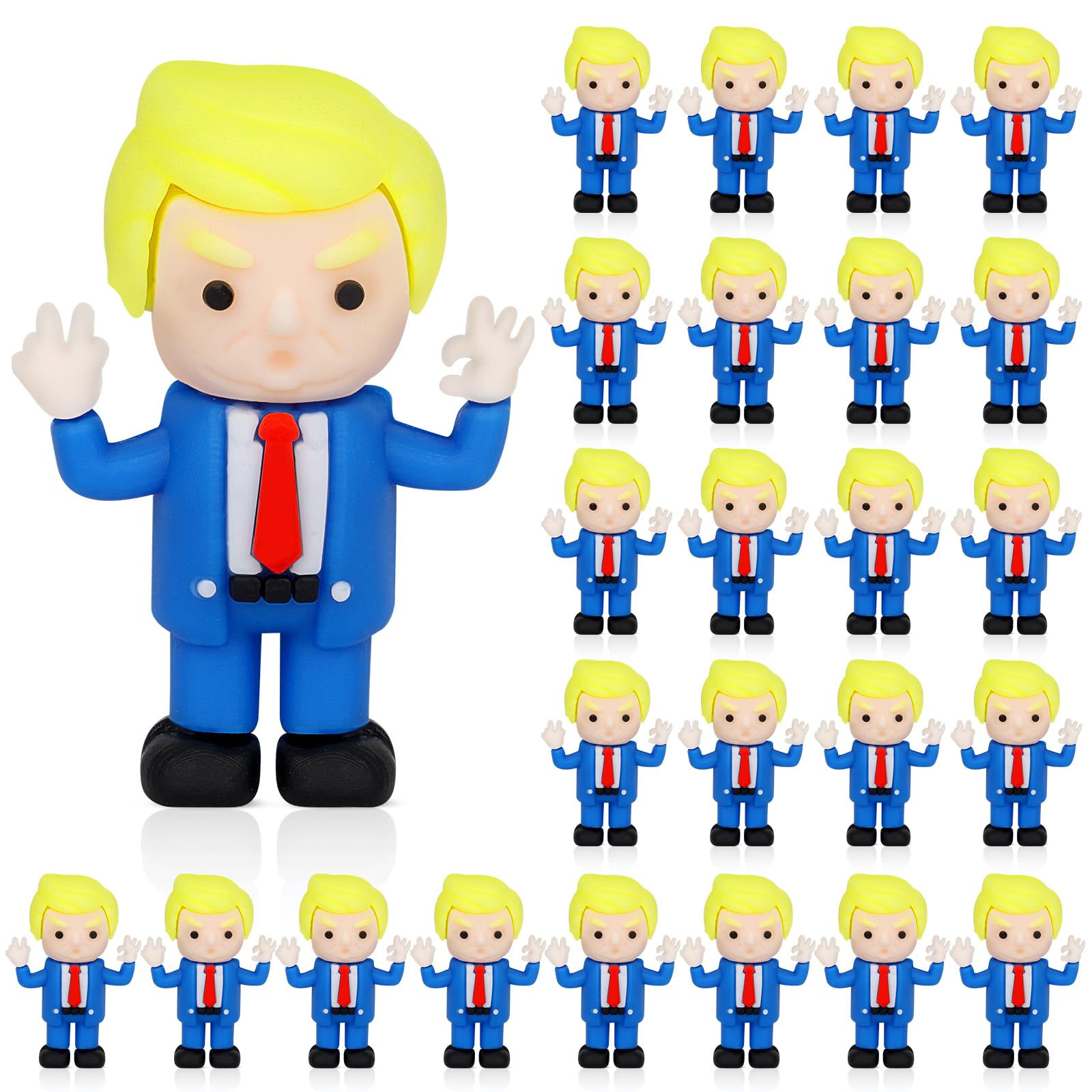 LMTGLDT 25pcs Mini Figures,Mini Little People 2026 Toy Figure | Novelty Gifts for USA Sup…