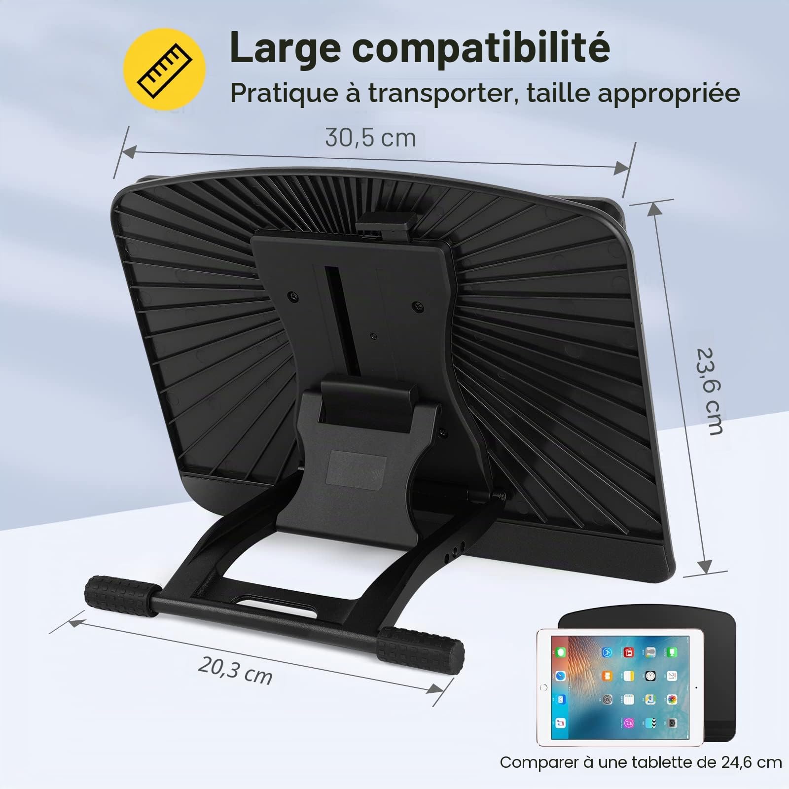 Parblo PR 100 Support de tablette universel pour tablette graphique, multi angle réglable
