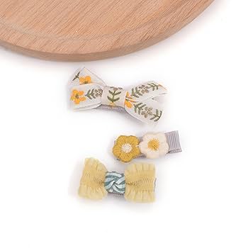 ❁小花柄リボン❁ ベビーヘアピン　ベビーヘアクリップ　ベビーヘアゴム Amazon.co.jp: BIANHUAN ベビー ヘアクリップ 赤ちゃん ヘアピン