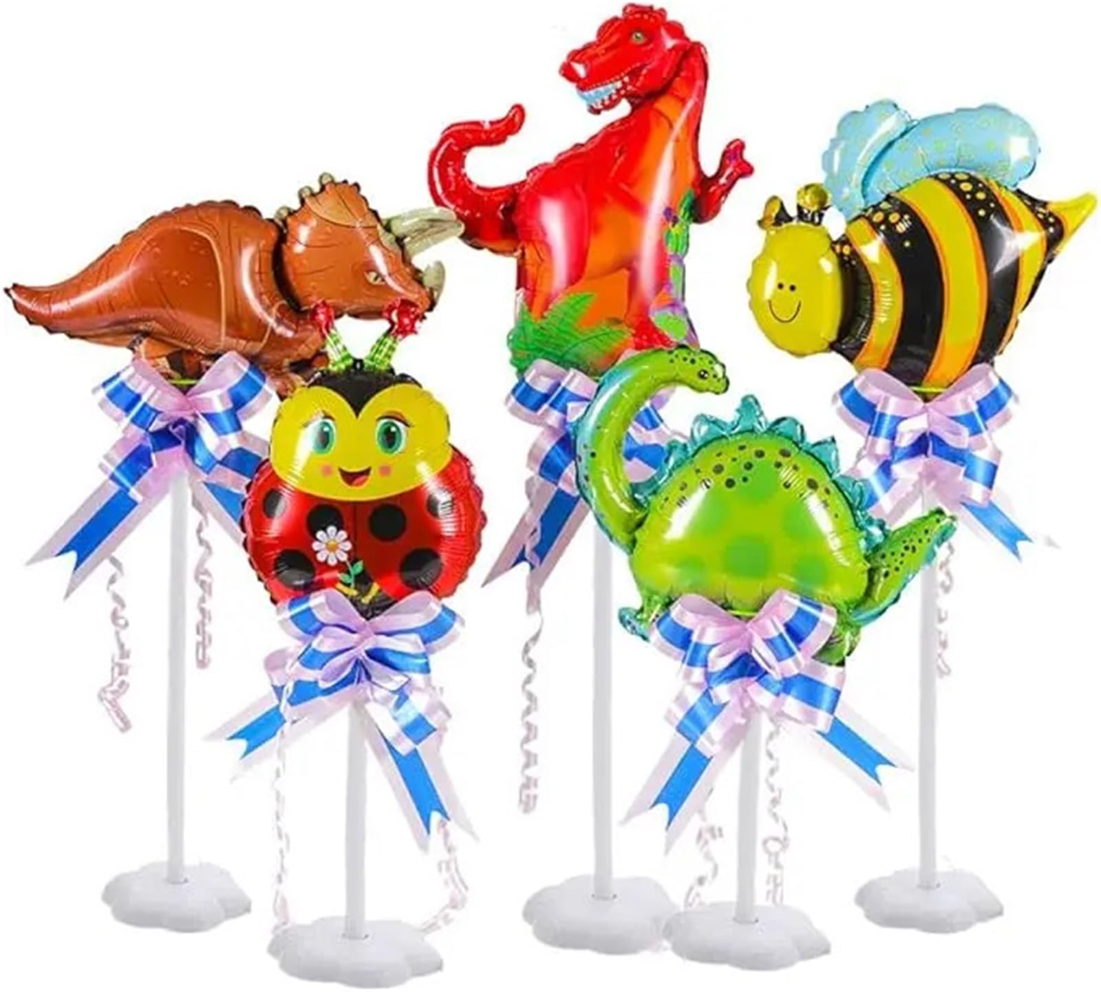 Stojak na balony 30 szt. Stojak na balony Podstawa z kwiatem śliwy balon Podpórka Balon biurko