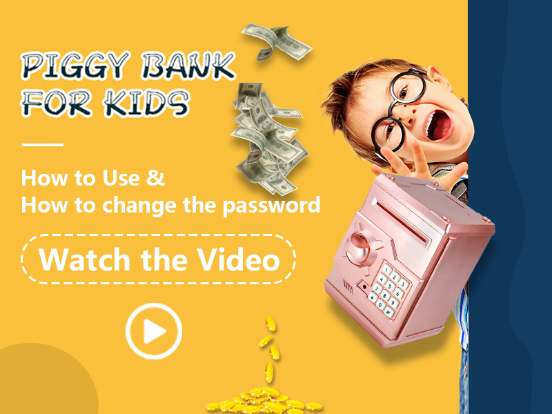 Amazon.com: Suliper Electronic Piggy Bank Code Lock for Kids Baby