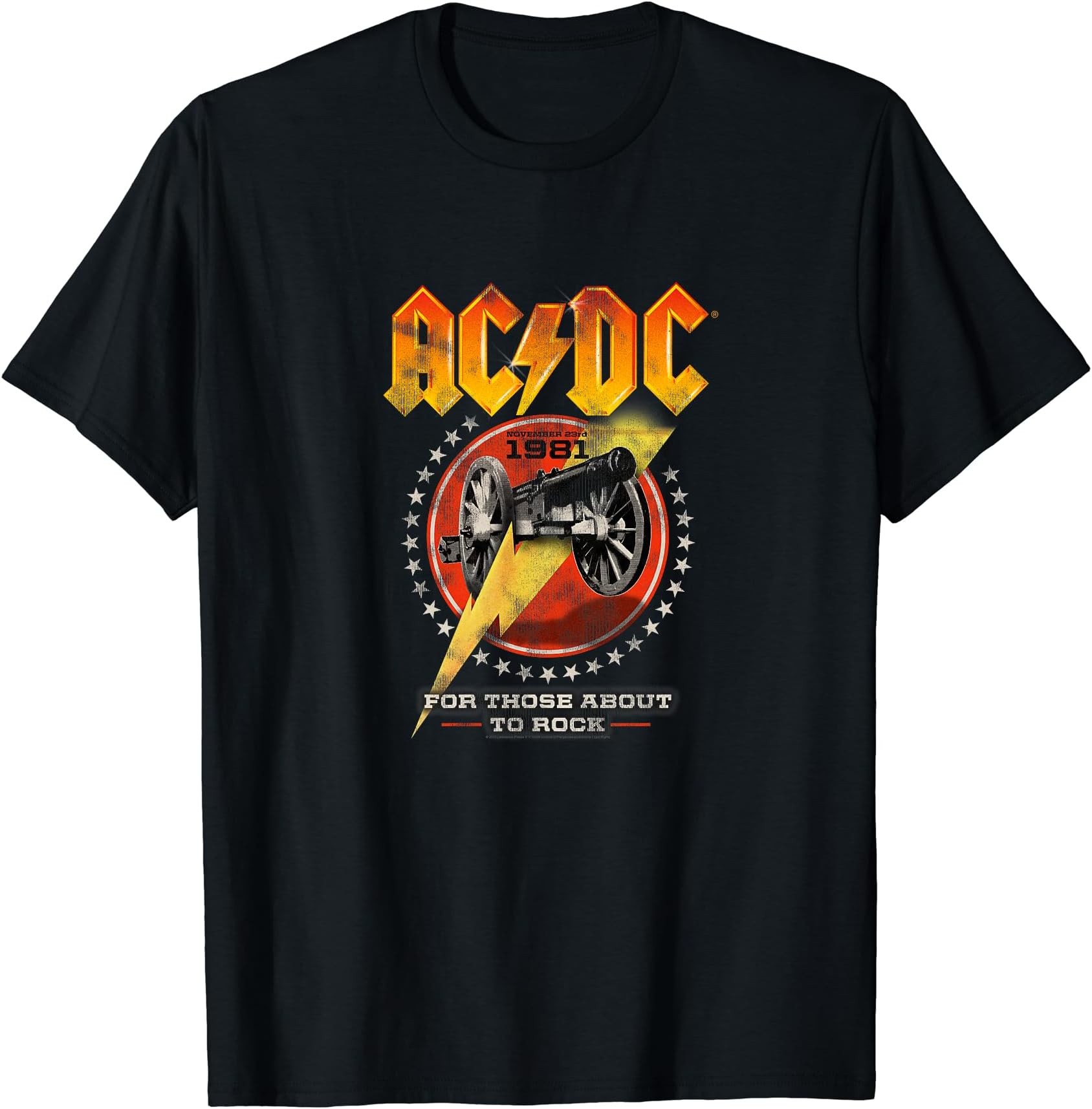ac dc original t shirt