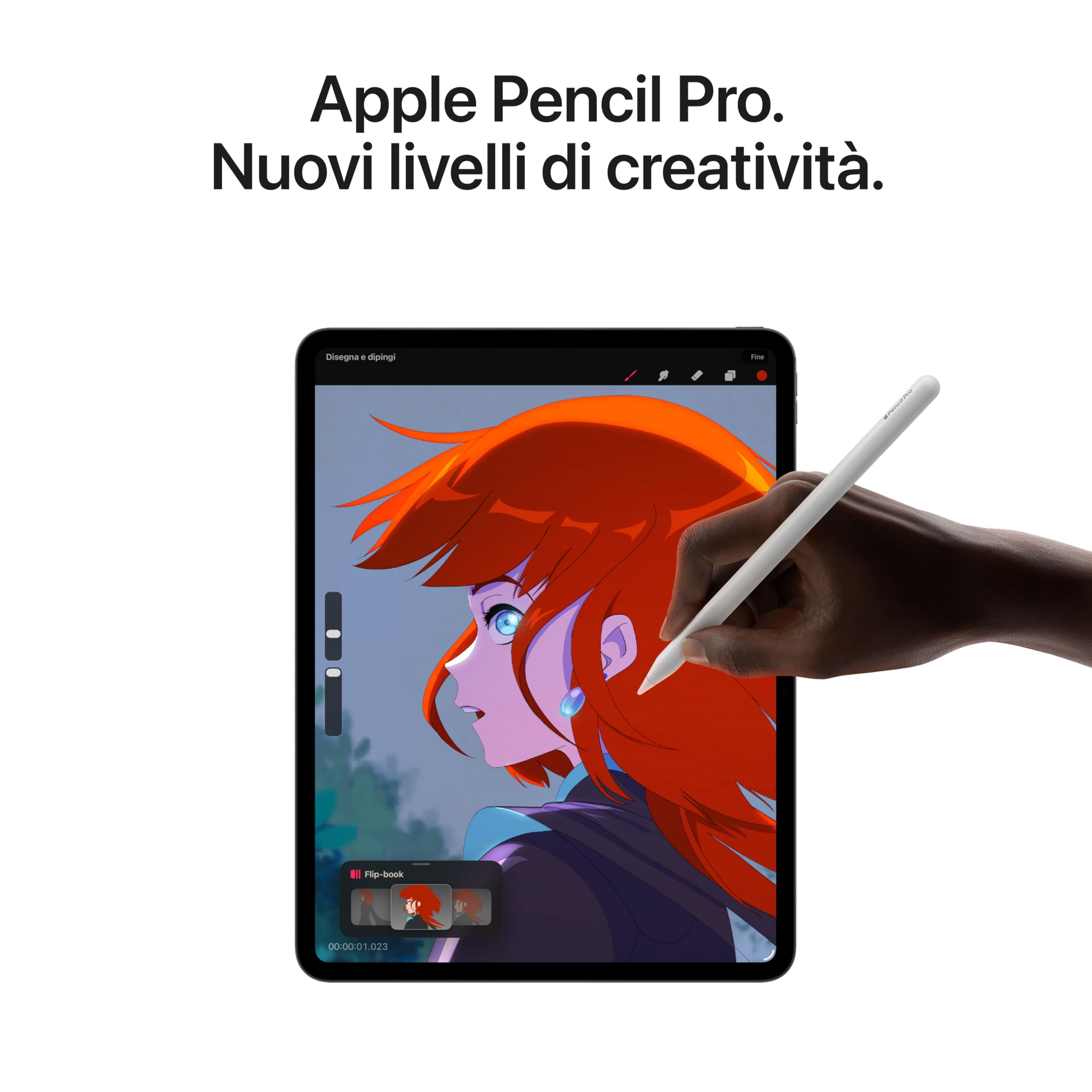 Apple iPad Pro 11'' (M5): Ultra Retina XDR, Vetro standard, 256 GB, Wi-Fi, fotocamere frontale e posteriore da 12MP, scanner LiDAR, un giorno di batteria – Nero siderale