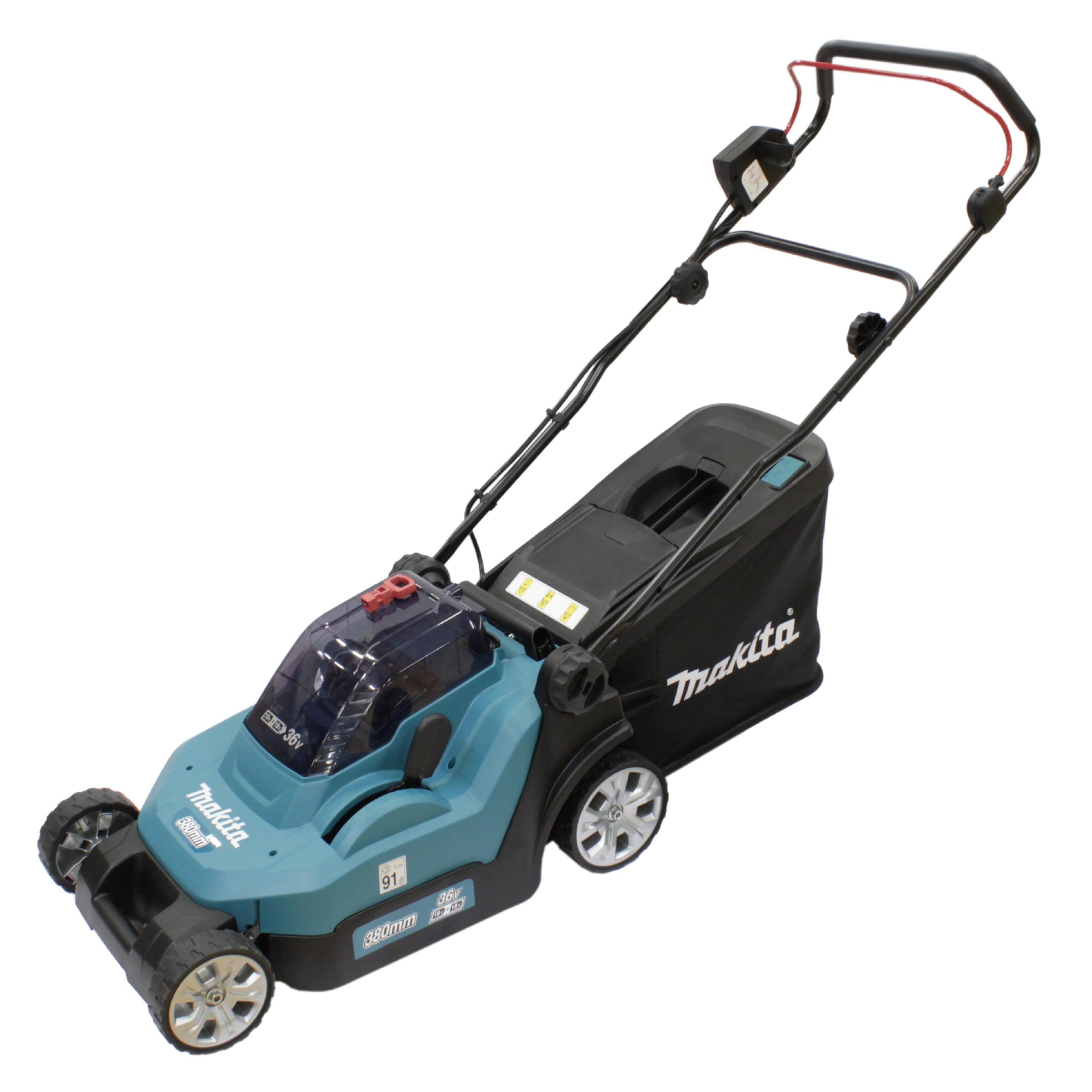DLM382Z Twin 18V (36V) Li-ion LXT 38cm Lawn Mower - Batteries and Charger Not Included