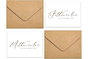 From Bride and Groom to Parents – Wedding Day Foil Cards for Mother-in-Law and Father-in-Law