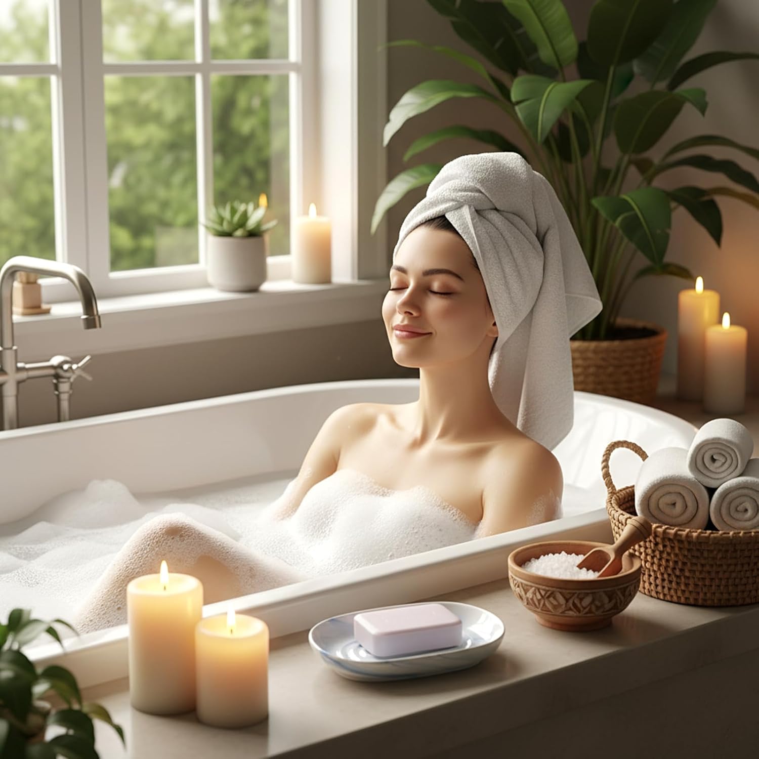 Ceramic Soap Dish, Blue Decorative Bathroom Soap Dish with Unique Marble Texture, Easy Clean Oval Decorative Soaps Tray for Bathroom & Kitchen image 5