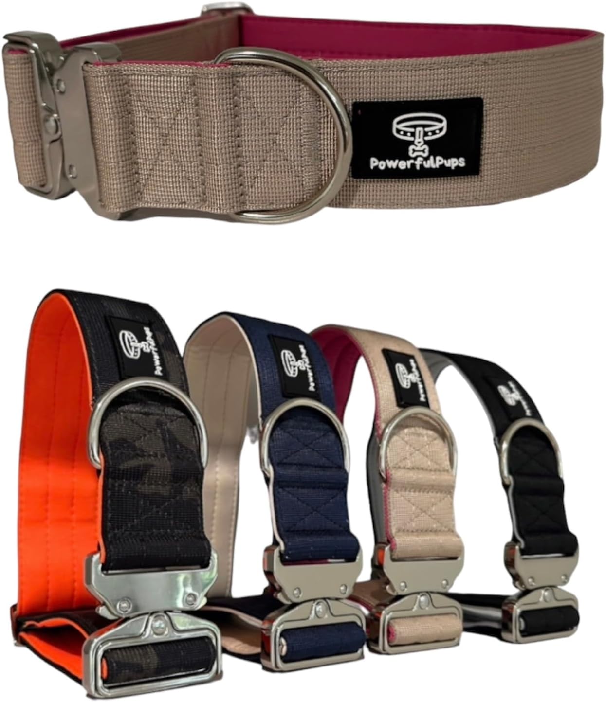 Powerful Pups Dog Collar for Large Dogs, Extra Large Dog