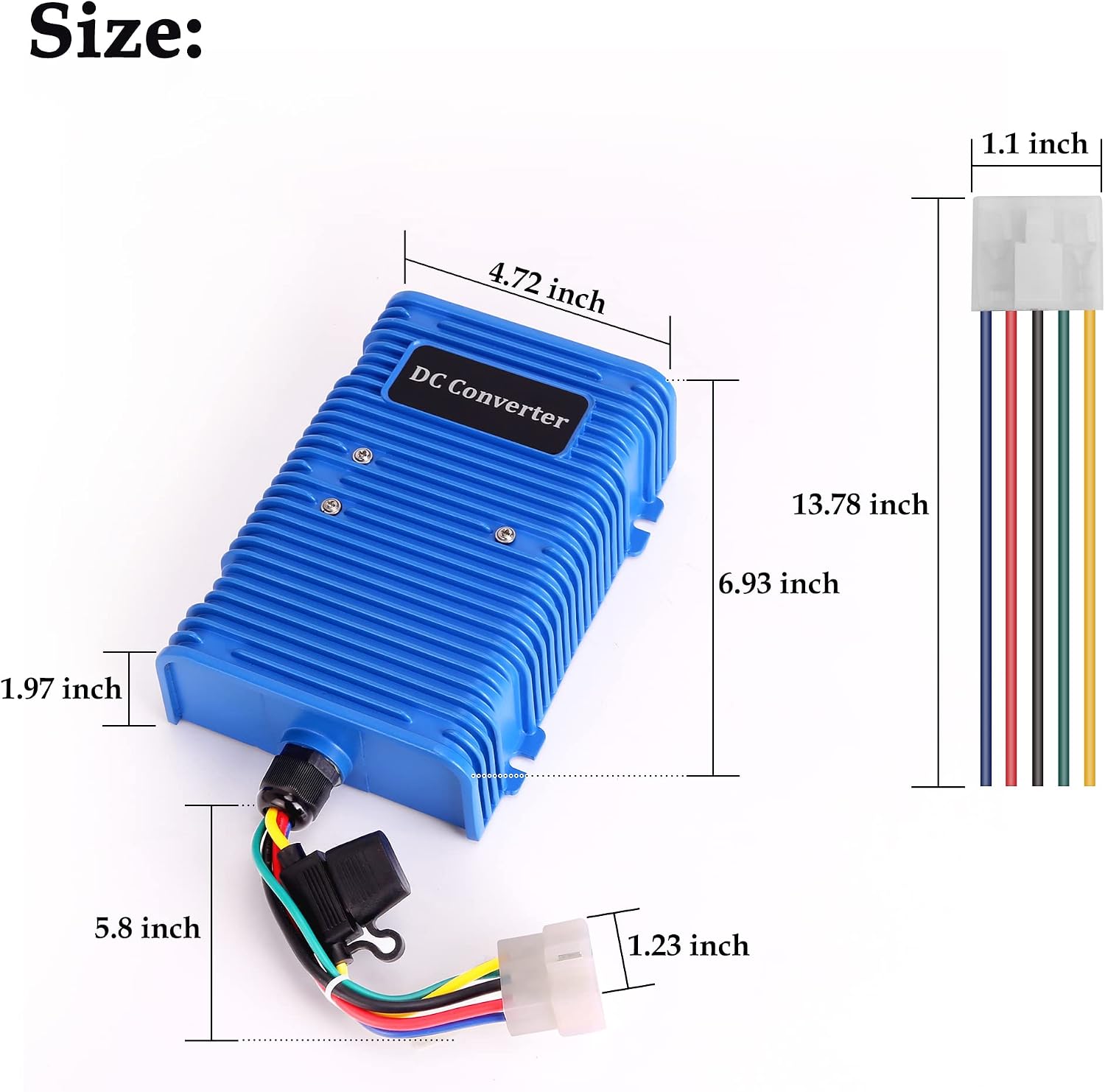 Best Review 10L0L Universal Golf Cart Voltage Reducer Converter DC 36V 48V to 12V 30A 350W Step Down Regulator Buck Transformer for EZGO Club Car Yamaha Free Shipping Offer 10L0L Universal Golf Cart Voltage Reducer Converter DC 36V 48V to 12V 30A 350W Step Down Regulator Buck Transformer for EZGO Club Car Yamaha