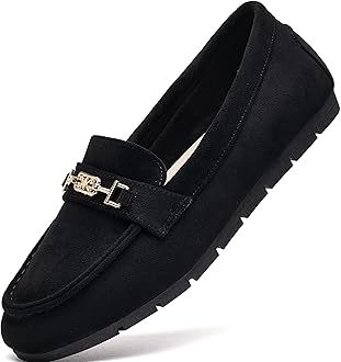 DeYashopin Women's Loafer Shoes Leisure Slip On Work Shoes Comfort Walking Flats