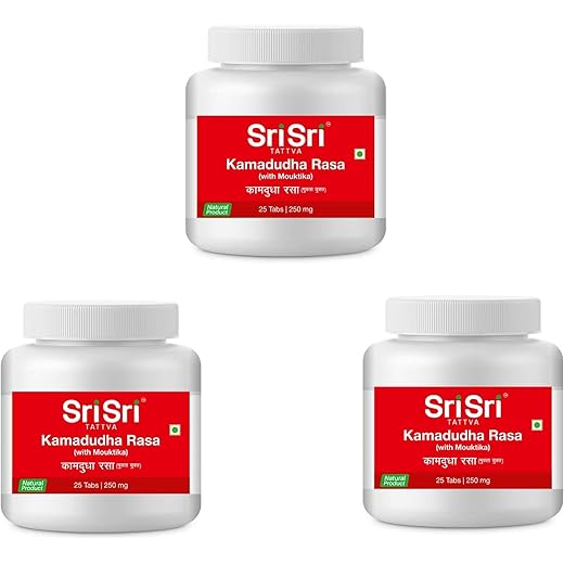Sri Kamadudha Rasa 25 Tablets Pack - 3