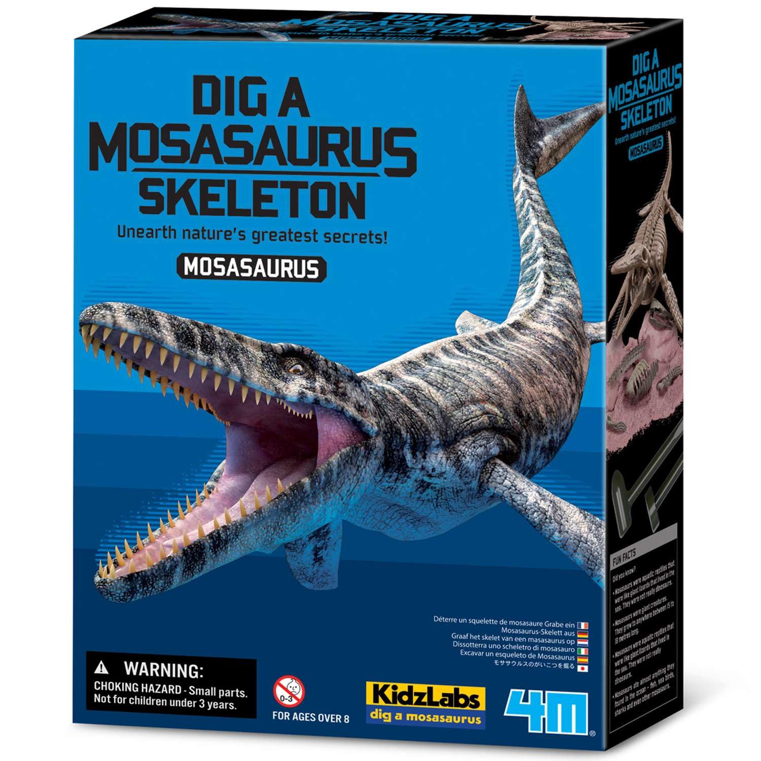 Amazon.com: 4M Dig A Dino Kit (KidzLabs Dig a Mosasaurus Skeleton