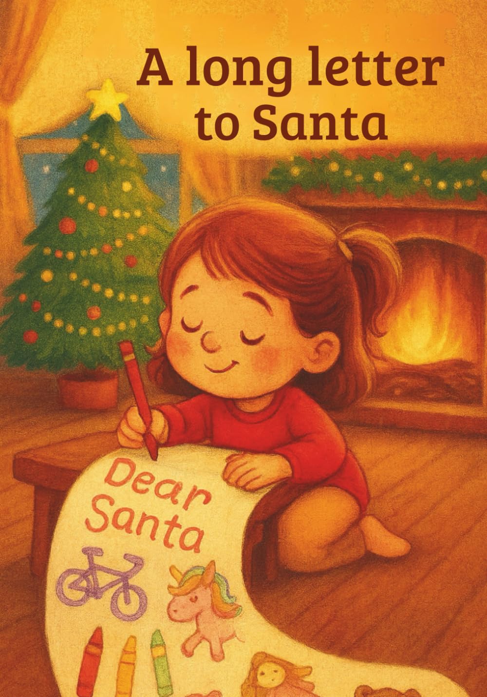 A long letter to Santa: It is a gentle psychological story for children that touches on the theme of long letters to Santa Claus and the deeper meaning behind Christmas wishes.