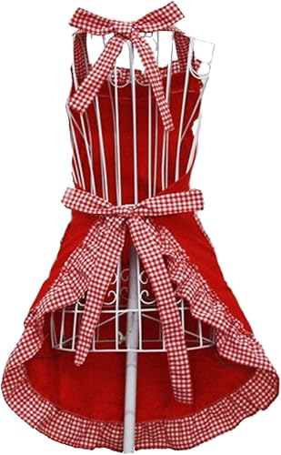 Miniatura 3 de Hyzrz Lindos delantales retro encantadores vintage para mujer, cocina, coquetos delantales vintage para mujeres y niñas con bolsillos para regalo