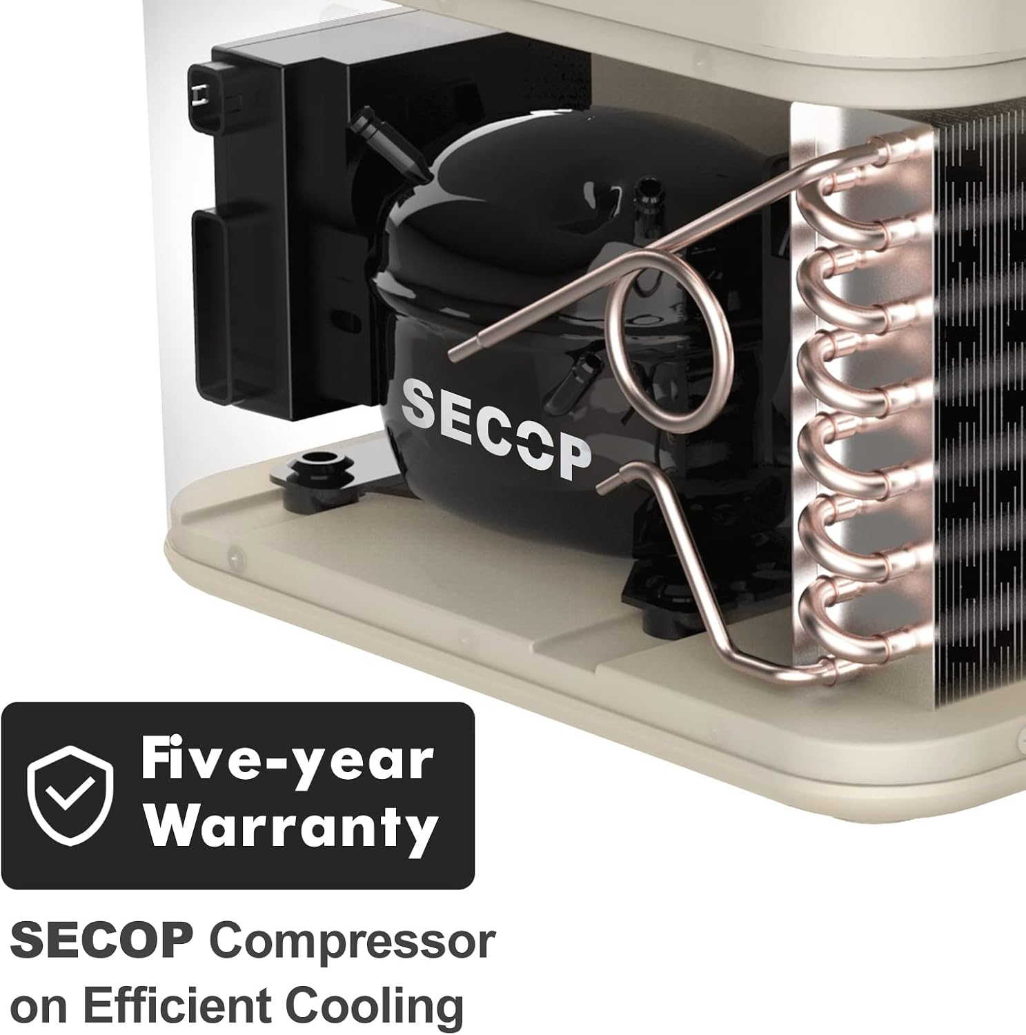 ICECO JP60 Pro with wheels, 3 in 1 Refrigerator, Rotomolded Construction 12 Volt Portable Fridge Freezer Cooler, 60L Car Fridge Powered by SECOP, DC 12/24V, AC 110/240V, for Car & Home Use, Camping, Travel, RV (with wheels)