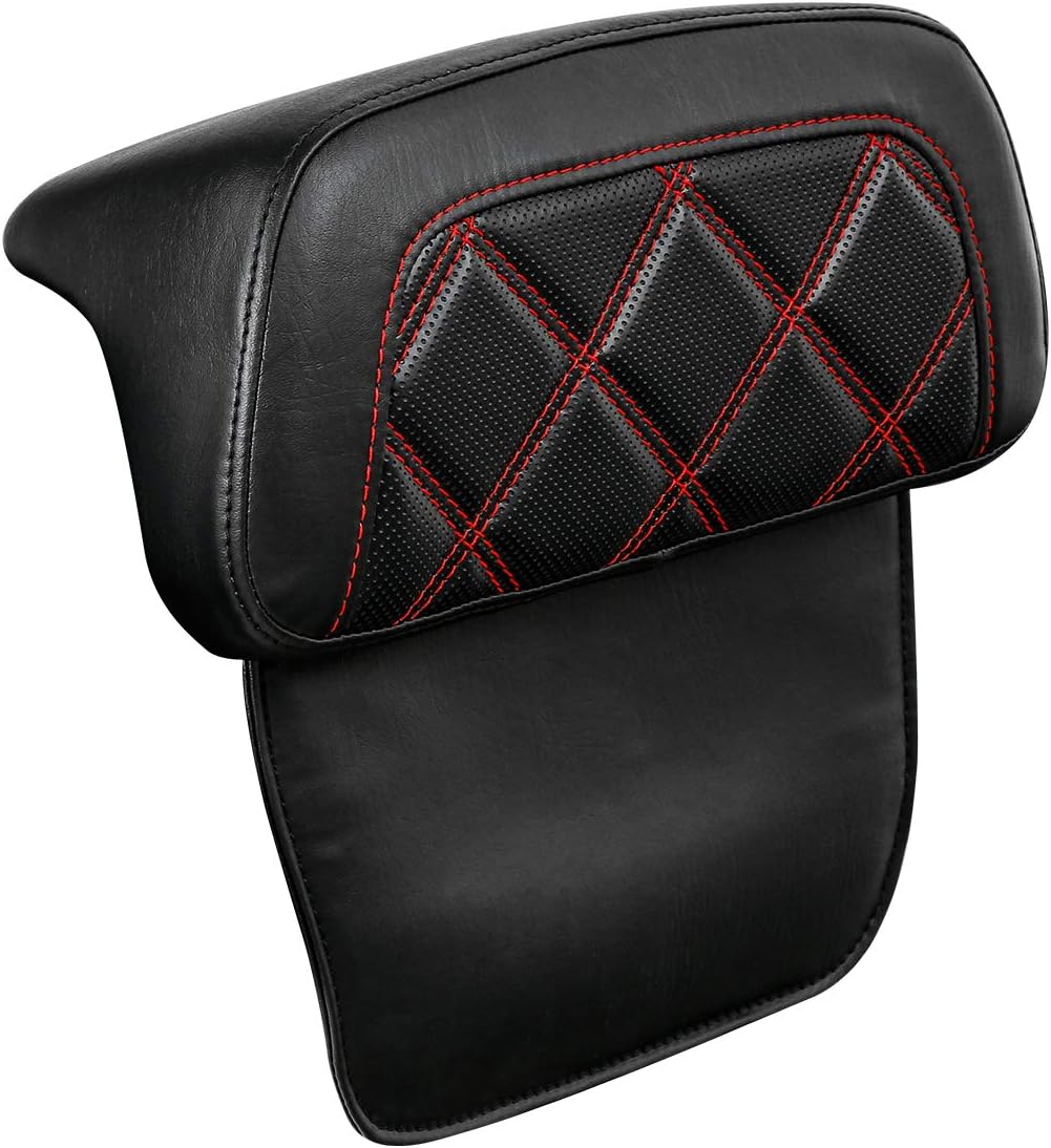 Chopped Razor Tour Trunk Backrest Pad Passenger Sissy Bar Backrest Fit for Harley Touring 2014-2023 Models Road King Street Glide Electra Glide Road Glide
