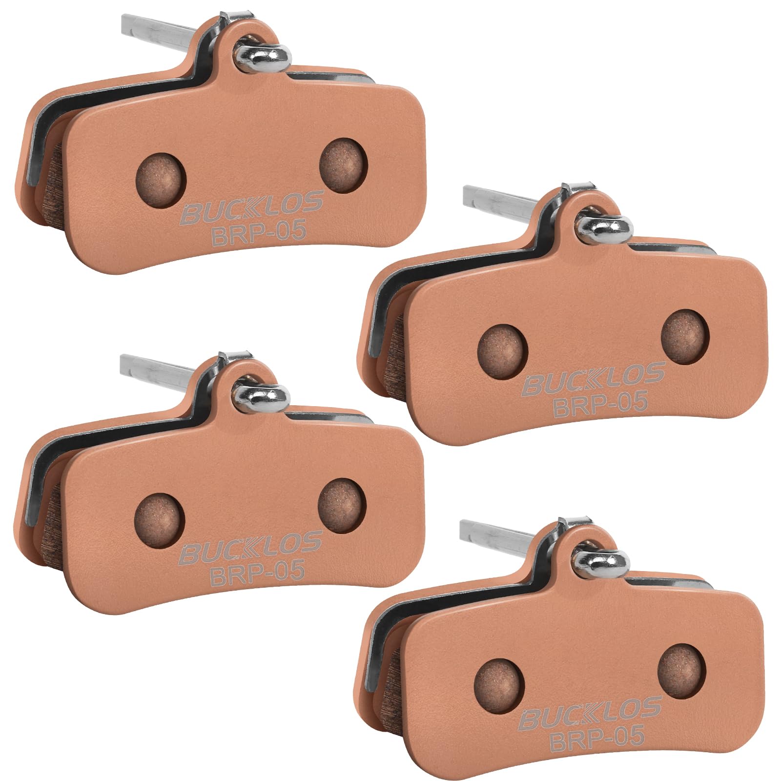 BUCKLOS Bike Disc Brake Pads 4 Piston Pads for Shimano D02S D03S Saint