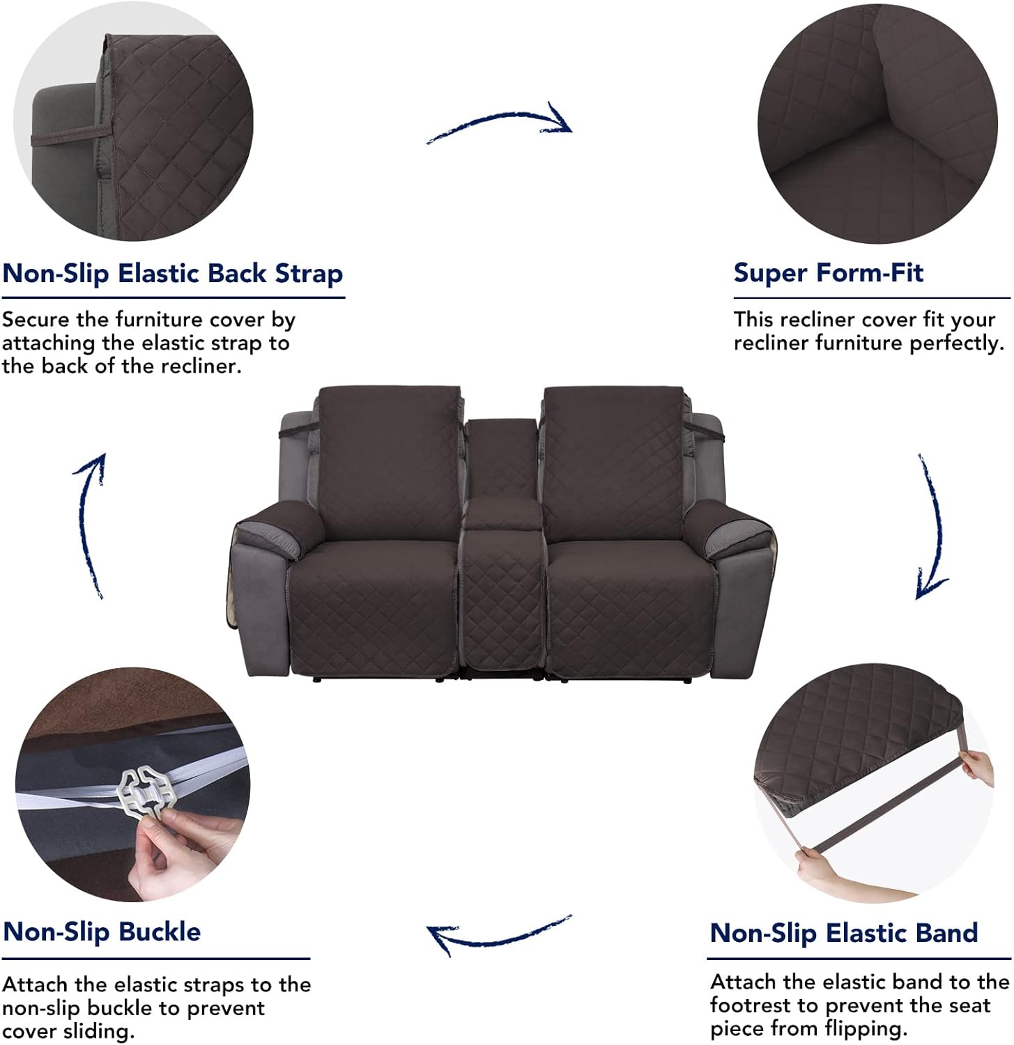 Water Resistant Reversible Loveseat Recliner Couch Barbados Ubuy