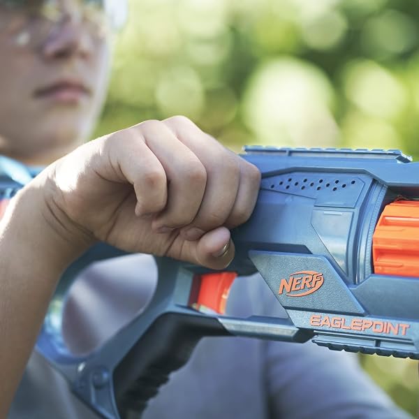 ハズブロ(HASBRO) ナーフ エリート2.0 イーグルポイント RD-8 ダーツブラスター、8ダーツドラム、ナーフスコープ&タンク、ボルトアクション、8才以上の男児・女児向けのアウトドアおもちゃ - 5