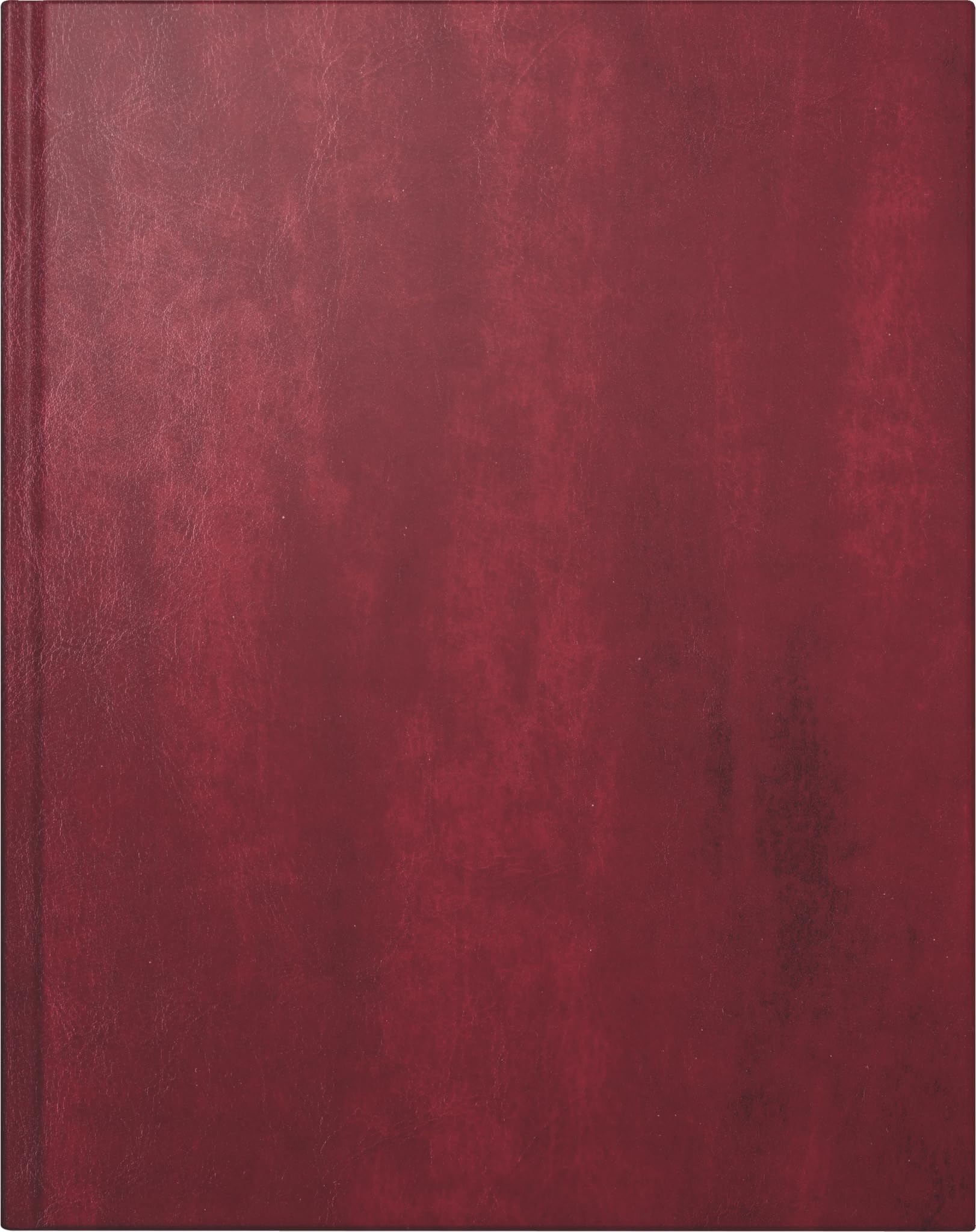 rido/idé Buchkalender Premium Mod. Managerkalender TM 2027 | 20,5×26 cm, Kunstleder, rotbraun