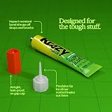 Krazy Glue Max Bond Strong Super Glue, Clear Gel No Run Formula (20g) – view 2