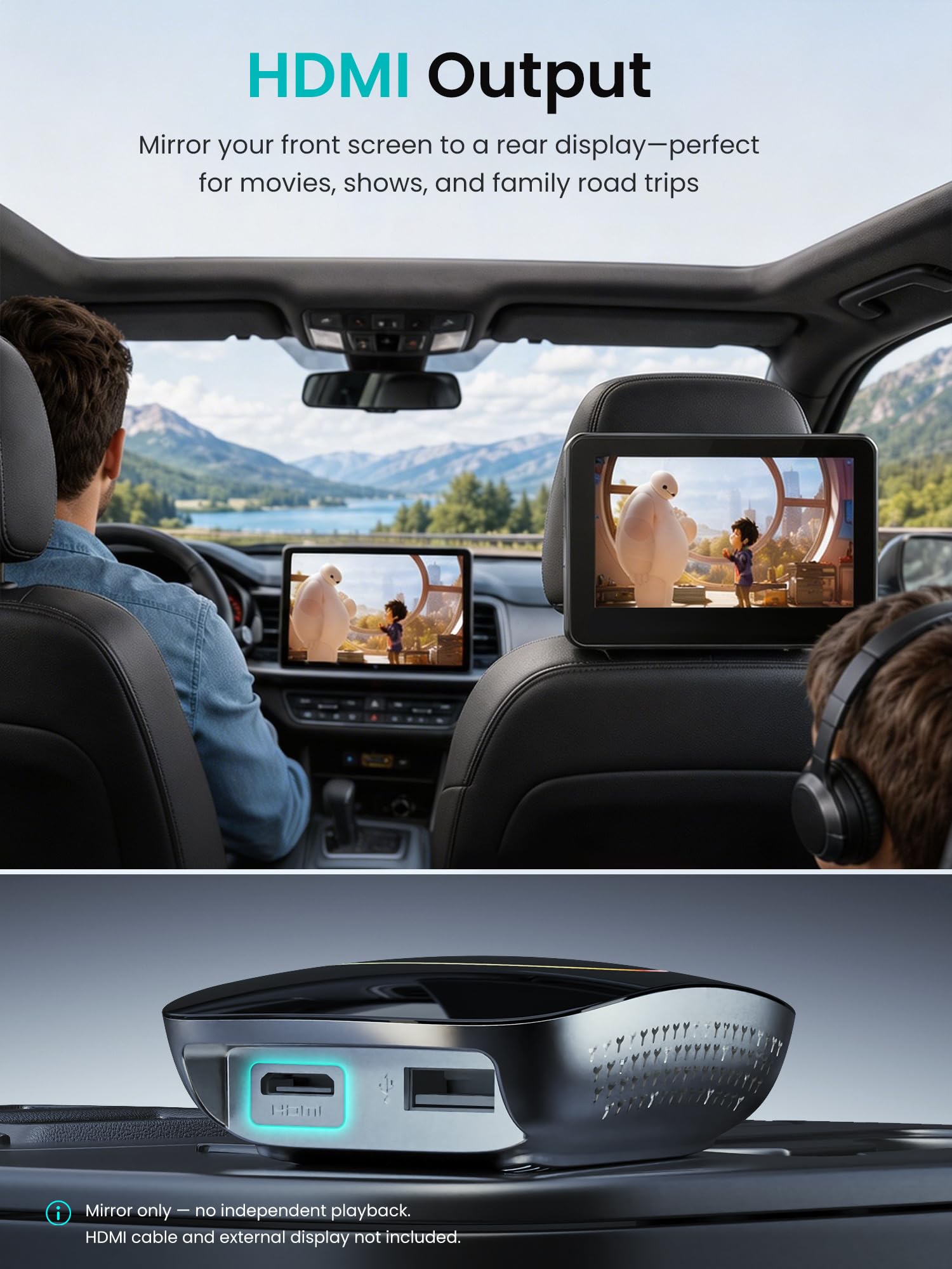 ATOTOOUT「AI Box」CarPlay & Android Auto ATOTOOUT Magic Box - AI Box CarPlay & Android Auto Wireless, 4GB+