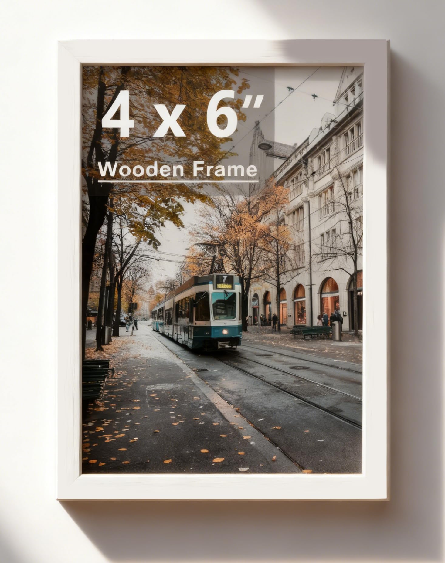 A4 Picture Frame, Wooden Photo Frame, Versatile Black Frame with Safe Perspex Front & Wall Hanging Hooks - For Display, Landscape or Portrait Orientation, Wall-Mount & Desk Stand — view 16