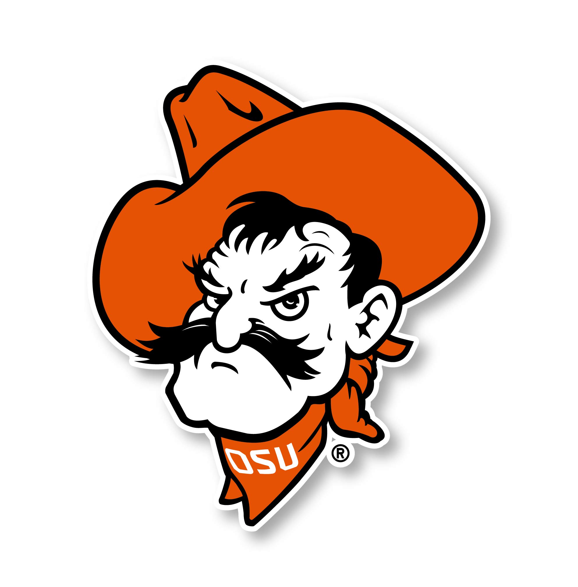 Oklahoma State Cowboys 10 Inch Vinyl Mascot Magnet 4-Pack Officially Licensed Collegiate Product