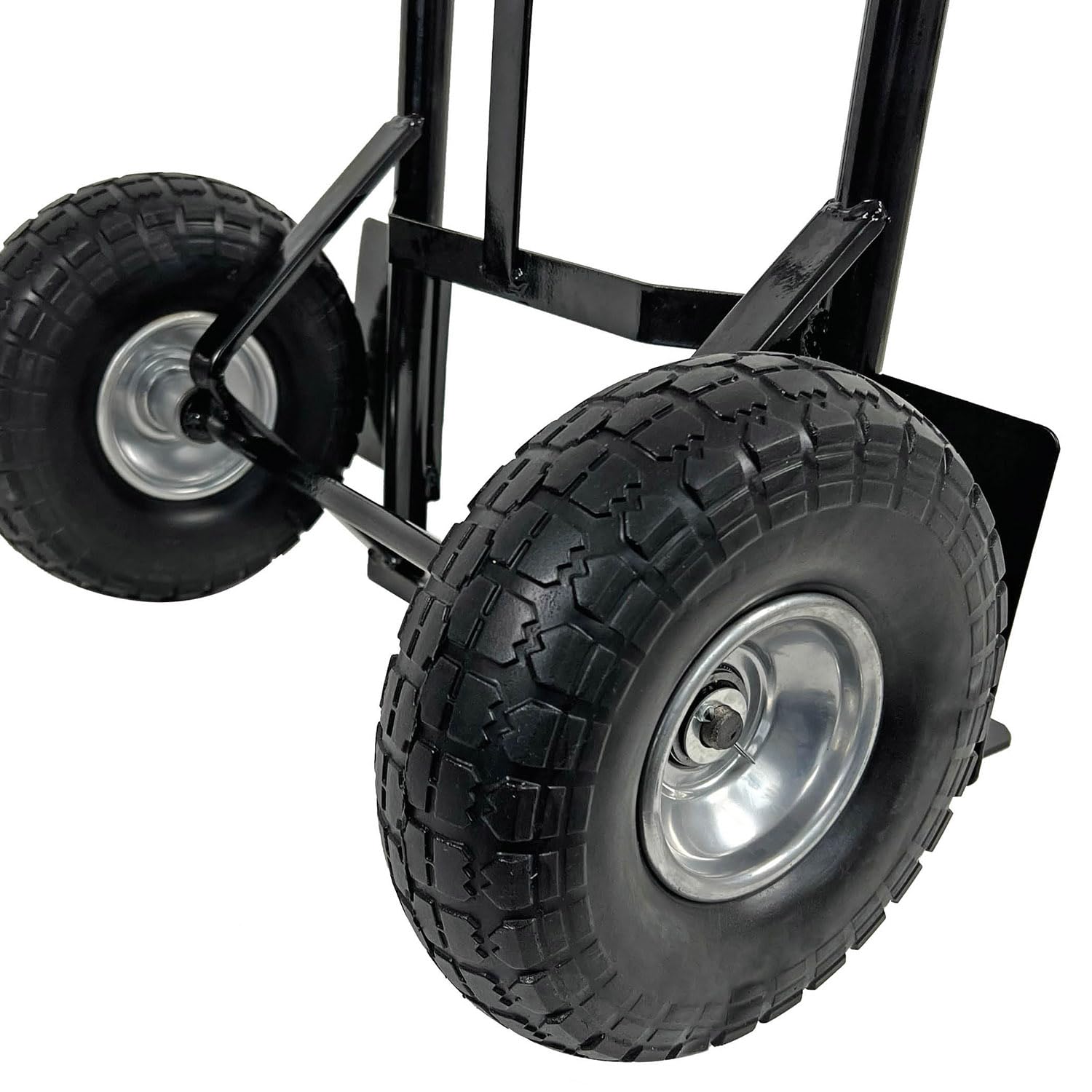 HBH Profi Sackkarre Schwerlast Sackkarren 320kg Vollgummireifen TK320PU Transportkarre | schwarz | hochwertige Räder | robuster Stahlrohrrahmen | Sicherheitsgriffe | max. Tragfähigkeit 320kg