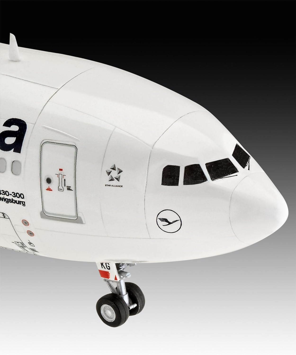 Revell 03816 Airbus A330-300 - Lufthansa New Livery 1:144 Scale Unbuilt/Unpainted Plastic Model Kit