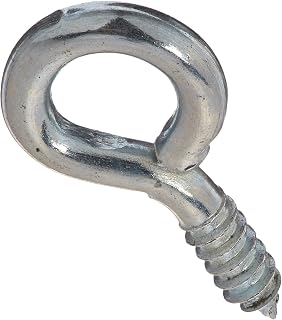 ART DISPLAY SYSTEMS D_742_(200) Screw Eye, 7/16" L 1/8" Eye 3/16" Shank, Silver, 200 Piece Price In India