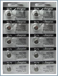 10 Energizer 392/384 Multi-Drain Batteries (LR41)