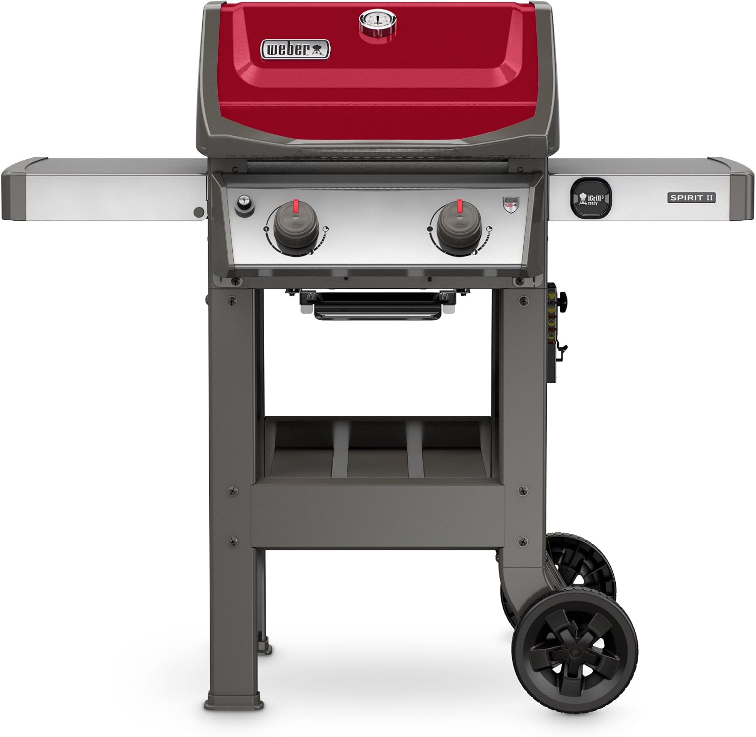 Weber 44070001 Spirit II E-210 2-Burner Liquid Propane Grill, Red